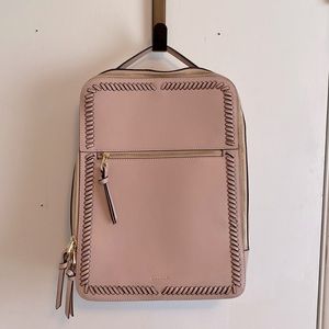 Calpak Kaya Laptop Backpack in light pink